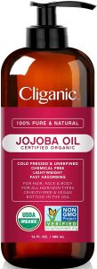 Cliganic Jojoba Oil for eyelash growth