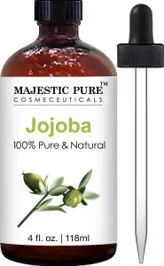 Majestic Jojoba Oil for eyelash growth